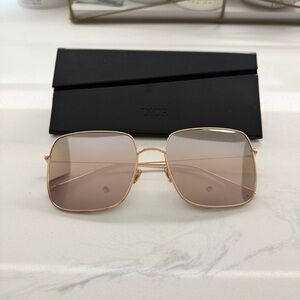 Dior Rose Gold Square Sunglasses